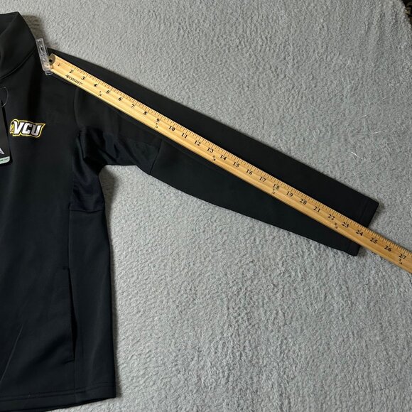 VCU Rams Full Zip Jacket Womens S Black Antigua Virginia Commonwealth University - Picture 9 of 14